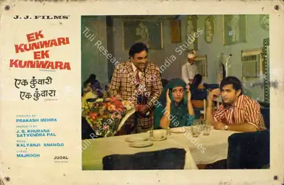 Satyendra Pal (Producer), Ek Kunwari Ek Kunwara, 1973, Lobby Card