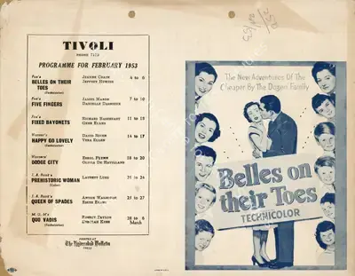 Henry Levin (Director), Belles on Their Toes, 1952, Handbill