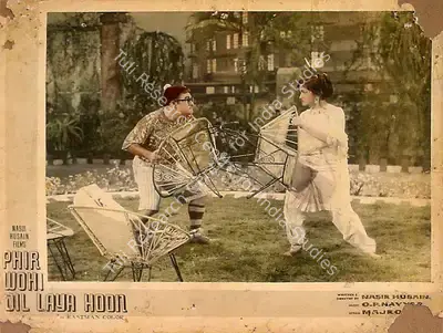 Nasir Husain (Producer), Phir Wohi Dil Laya Hoon, 1963, Lobby Card