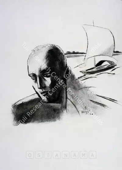 Atul Dodiya (Artist), Untitled, 1990, Drawing
