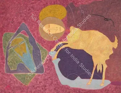 Jai Zharotia (Artist), She Goat, 2006, Painting