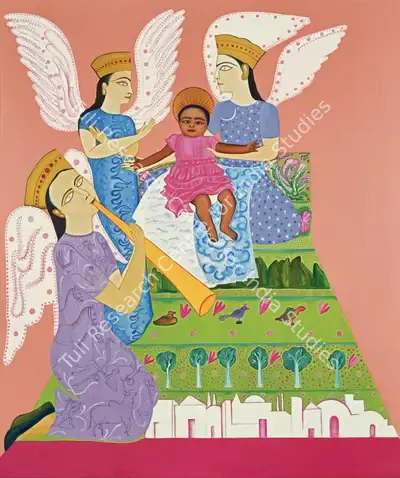 Rekha Rodwittiya (Artist), Intangible Interlocution: An Anthology Of Belonging (Diagrams Of An Interior Space), 2011, Painting