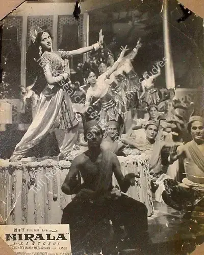 Debendra Shanker Mukherjee (Director), Nirala, 1950, Lobby Card