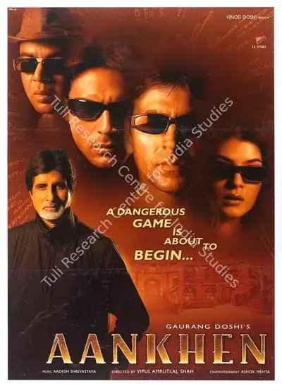 Gaurang Doshi (Producer), Aankhen, 2002, Full Sheet Poster