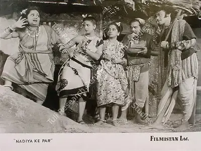Kishore Sahu (Producer), Nadiya Ke Par, 1948, Lobby Card