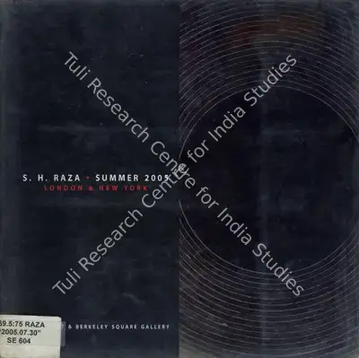 S.H. Raza (Artist), S.H. Raza, 2005, Solo Exhibition Catalogue
