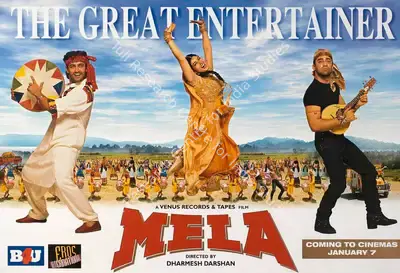Dharmesh Darshan (Director), Mela, 2000, Full Sheet Poster