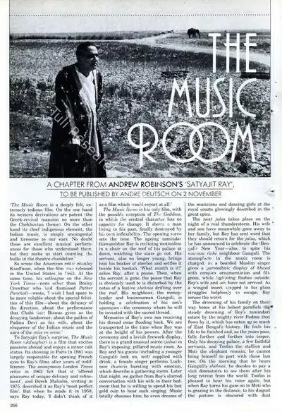 The Music Room, 1989, Essay