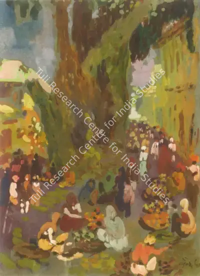 N.S. Bendre (Artist), Untitled, 1943, Painting