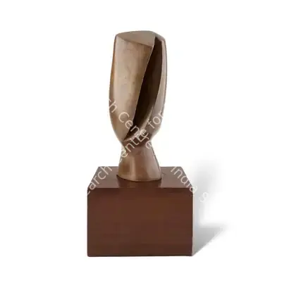 S. Roy Chowdhury (Artist), Head of a Woman, 1990, Sculpture