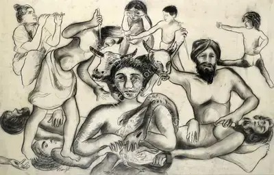 Manjit Bawa (Artist), Untitled, 1991, Painting