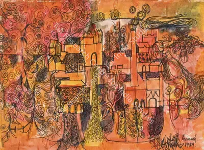 Avinash Chandra (Artist), Untitled, 1959, Painting