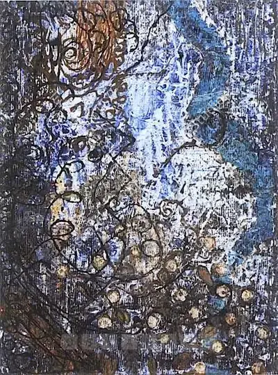 Jayashree Chakravarty (Artist), Hampi Kamlapur, 2001, Painting