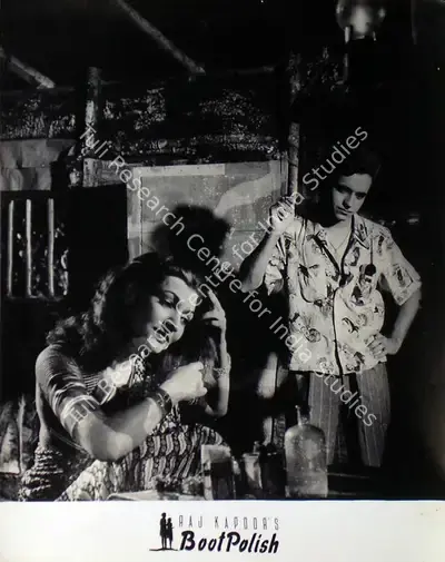 Taru Dutt (Cinematographer), Boot Polish, 1954, Lobby Card
