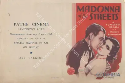John S. Robertson (Director), Madonna of the Streets, 1930, Handbill