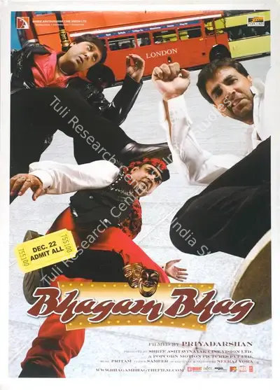 Priyadarshan (Director), Bhagam Bhag, 2006, Full Sheet Poster