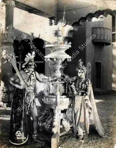 Keshavrao Dhaiber (Cinematographer), Amrit Manthan, 1934, Photographic Still