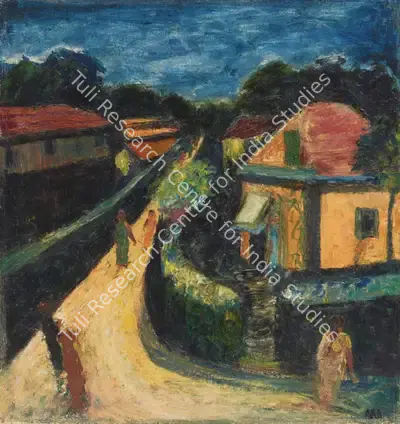 Ara, K.H. (Artist). Untitled, n.d. | Painting, Sa.Del/14.09.24, 2024 · Saffronart