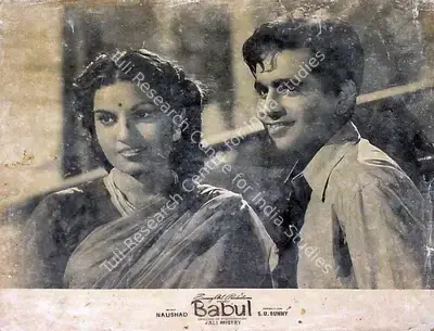 Fali Mistry (Cinematographer), Babul, 1950, Lobby Card