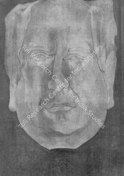 Abanindranath Tagore (Artist), Self Mask, Painting