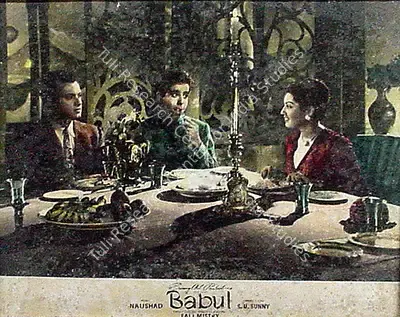 Fali Mistry (Cinematographer), Babul, 1950, Lobby Card