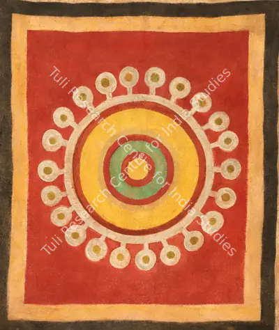 Jamini Roy (Artist), Untitled (Alpana), 1930, Painting
