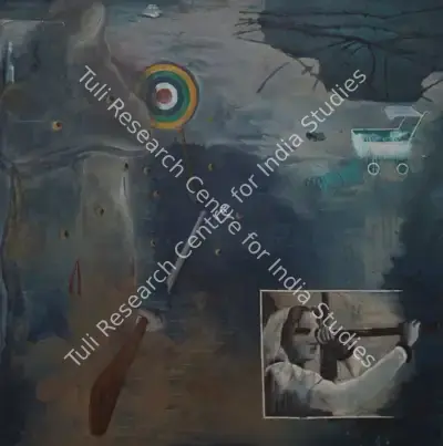 Heeral Trivedi (Artist), Navigator, 2000, Painting