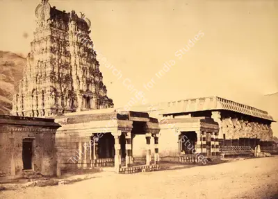 Capt. Linnaeus Tripe (Photographer), Pagoda at Secundermalie, 1858, Antiquarian Photograph