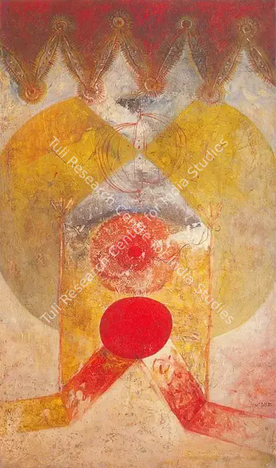 Das, Sunil (Artist). Mangal Ghat, 1972 | Painting, So.Del/09.10.92, 1972