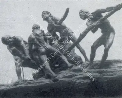 D.P. Roy Chowdhury (Artist), The Triumph of Labour, Sculpture