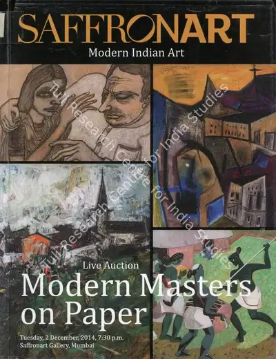 Saffronart (Auction House), Modern Masters on Paper, 2014, Auction Catalogue