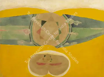 Prabhakar Barwe (Artist), Anatomy Of A Mystic, 1969, Painting