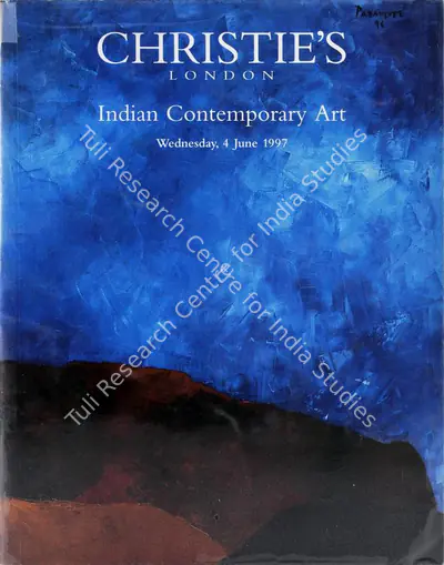 Christie's (Auction House), Indian Contemporary Art, 1997, Auction Catalogue