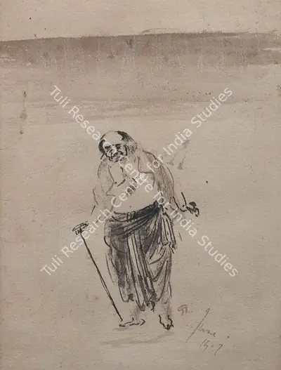 Gaganendranath Tagore (Artist), Untitled, 1907, Painting