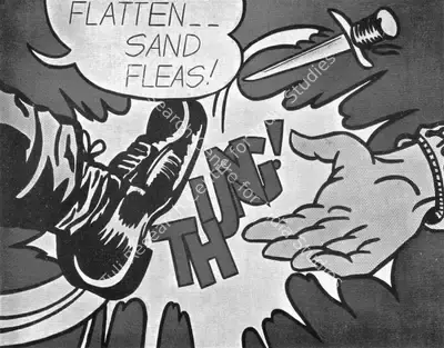 Roy Lichtenstein (Artist), Flatten-Sand Fleas, 1962, Painting