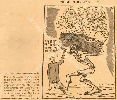 Basu Chatterjee (Cartoonist), High Thinking…, 1952, Cartoons