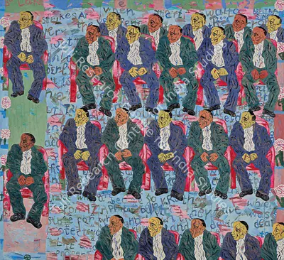 Arpita Singh (Artist), Watching, 2004, Painting