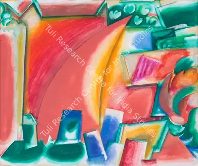 G.M. Sheikh (Artist), Untitled, 1994, Painting