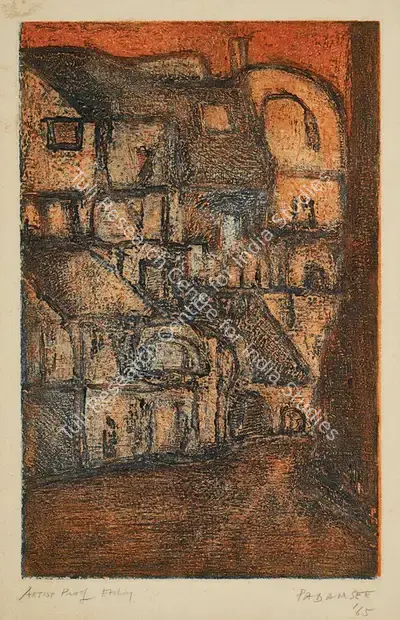 Akbar Padamsee (Artist), Untitled, 1965, Graphic Art