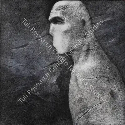 Rameshwar Broota (Artist), Face, 1993, Painting