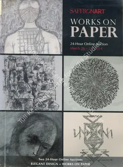 Saffronart (Auction House), Spring Online Auction, 2014, Auction Catalogue