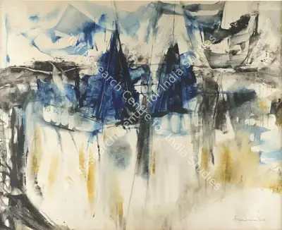 Anandmohan Naik (Artist), Untitled (Abstract), Painting