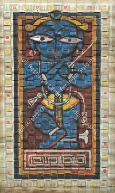 Jamini Roy (Artist), Krishna, 1955, Painting