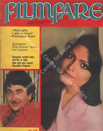 Bikram Singh (Assistant Editor), Filmfare, 1978, Magazine
