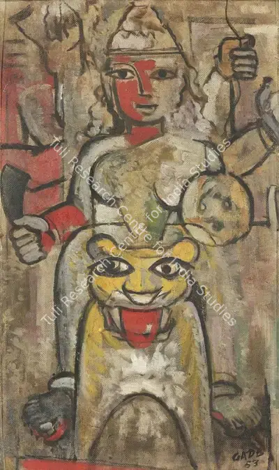 Gade, H.A. (Artist). Untitled, 1953 | Painting, AG.Mum/09.11.24, 2024 · Asta Guru