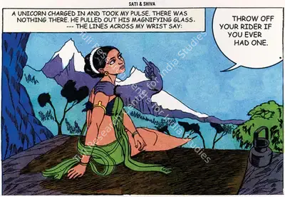 Chitra Ganesh (Artist), Sati and Shiva, 2003, Print