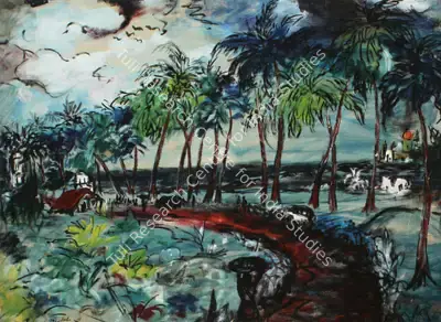 K.H. Ara (Artist), Juhu, 1940, Painting