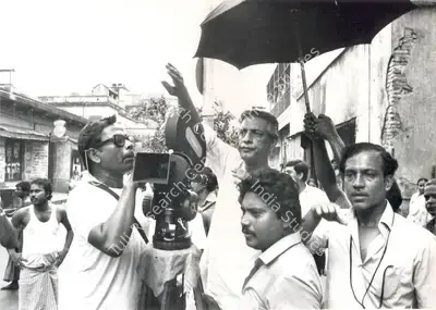 Nemai Ghosh (Still Photographer), Sukumar Ray, 1987, Working Still