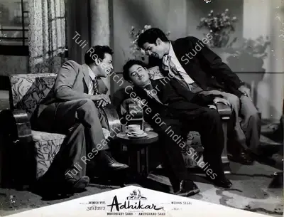 Anupchand Shah (Producer), Adhikar, 1954, Lobby Card