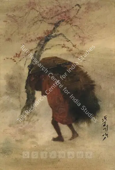 Tagore, Abanindranath (Artist). Untitled, n.d. | Painting, Os.Del/15.07.08, 2008 · Osian's